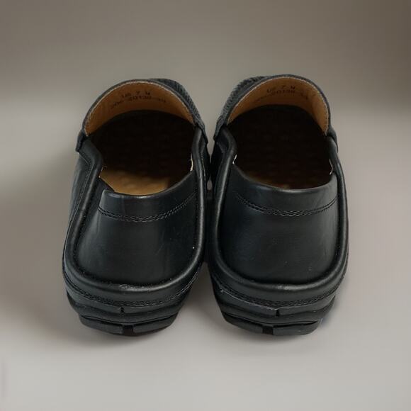 GO TOUR Men\'s 7 Premium Genuine Hand-made Black Leather Casual Slip-on Loafers main image 6